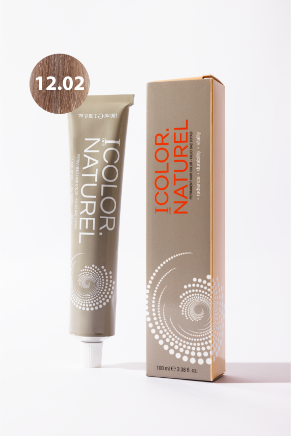 12.02 Color Naturel Amonyaklı Kalıcı Saç Boyası 100Ml - 1
