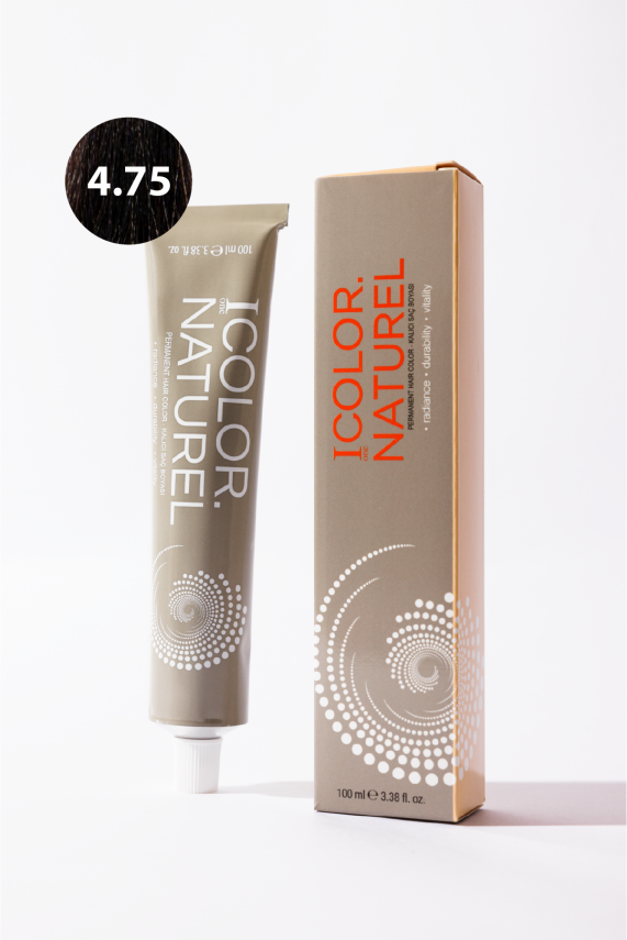 4.75 Color Naturel Amonyaklı Kalıcı Saç Boyası 100Ml - 1