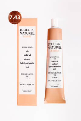 7.43 Color Naturel Amonyaksız Saç Boyası 100 ML