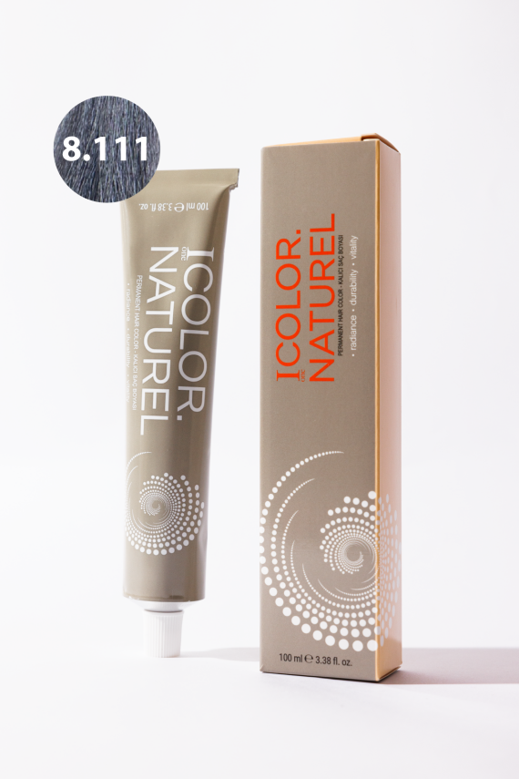 8.111 Color Naturel Amonyaklı Kalıcı Saç Boyası 100Ml - 1