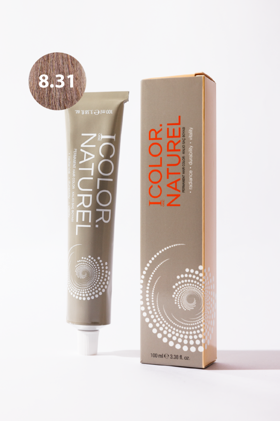 8.31 Color Naturel Amonyaklı Kalıcı Saç Boyası 100Ml - 1
