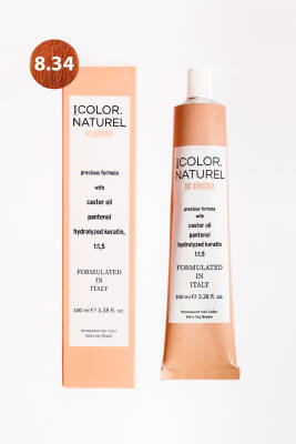 8.34 Color Naturel Amonyaksız Saç Boyası 100 ML