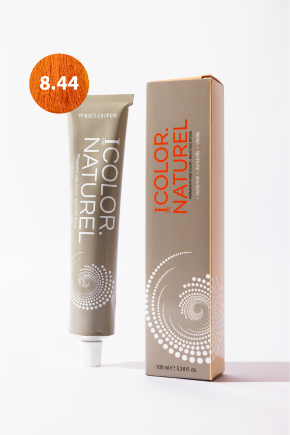 8.44 Color Naturel Amonyaklı Kalıcı Saç Boyası 100Ml - 1