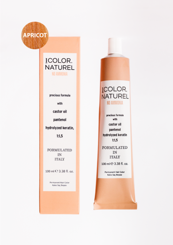 APRİCOT Color Naturel Amonyaksız Saç Boyası 100 ML - 1
