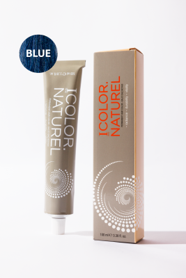 Blue Color Naturel Amonyaklı Kalıcı Saç Boyası 100Ml