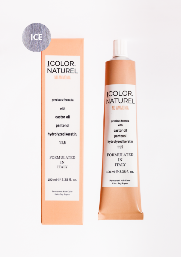 ICE Color Naturel Amonyaksız Saç Boyası 100 ML - 1