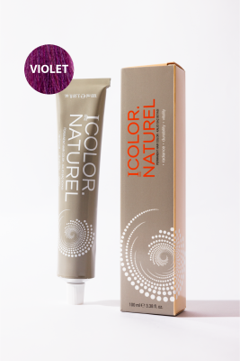 Violet Color Naturel Amonyaklı Kalıcı Saç Boyası 100Ml